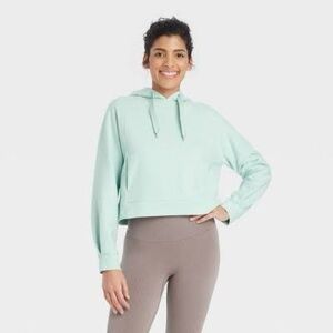 All in Motion Women’s Cozy Rib Hoodie Mint Green
